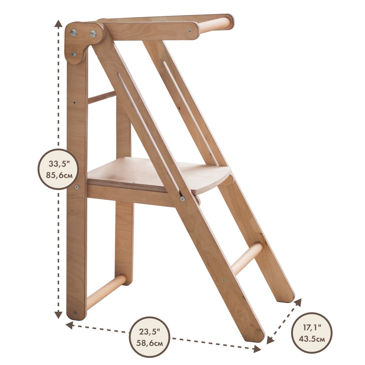 Wooden Kitchen Helper for Preschool - Chocolate - Premium Kitchen Helper Tower from Tailored Gents, Tots 'N Paws - Just $124.25! Shop now at Tailored Gents, Tots 'N Paws