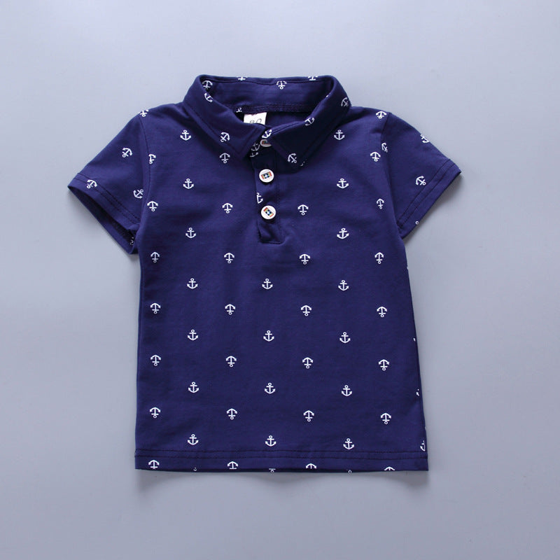 Anchor Printed Tot Set - Premium Tot Apparel from Tailored Gents, Tots 'N Paws - Just $17! Shop now at Tailored Gents, Tots 'N Paws