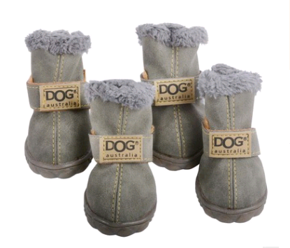 "Paws" Thick Snow Boots - Premium "Paws" Apparel from Tailored Gents, Tots 'N Paws - Just $20! Shop now at Tailored Gents, Tots 'N Paws