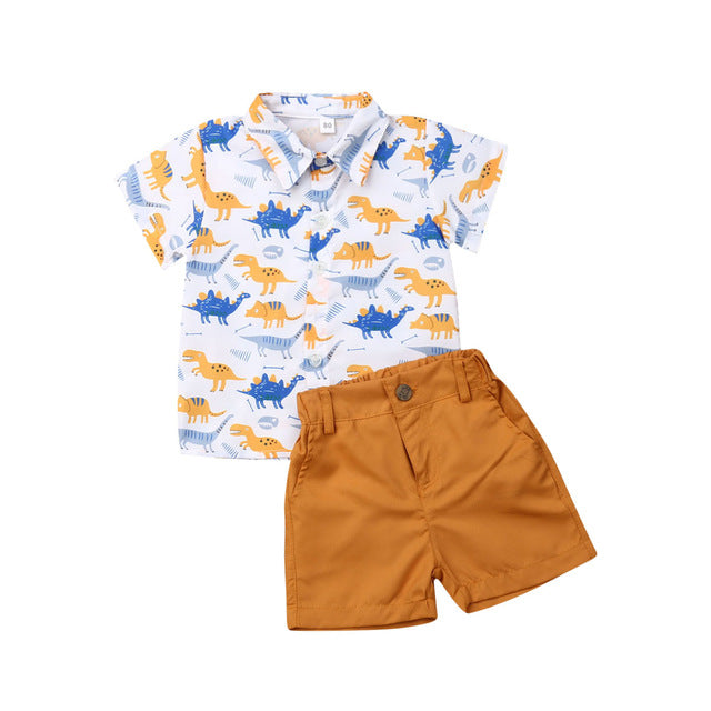 Tot T-shirt w/ Shorts Set - Premium Tot Apparel from Tailored Gents, Tots 'N Paws - Just $32! Shop now at Tailored Gents, Tots 'N Paws