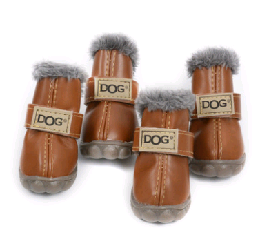 "Paws" Thick Snow Boots - Premium "Paws" Apparel from Tailored Gents, Tots 'N Paws - Just $20! Shop now at Tailored Gents, Tots 'N Paws