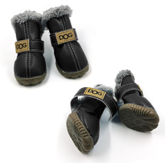 "Paws" Thick Snow Boots - Premium "Paws" Apparel from Tailored Gents, Tots 'N Paws - Just $20! Shop now at Tailored Gents, Tots 'N Paws