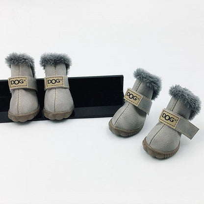 "Paws" Thick Snow Boots - Premium "Paws" Apparel from Tailored Gents, Tots 'N Paws - Just $20! Shop now at Tailored Gents, Tots 'N Paws