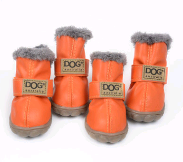 "Paws" Thick Snow Boots - Premium "Paws" Apparel from Tailored Gents, Tots 'N Paws - Just $20! Shop now at Tailored Gents, Tots 'N Paws