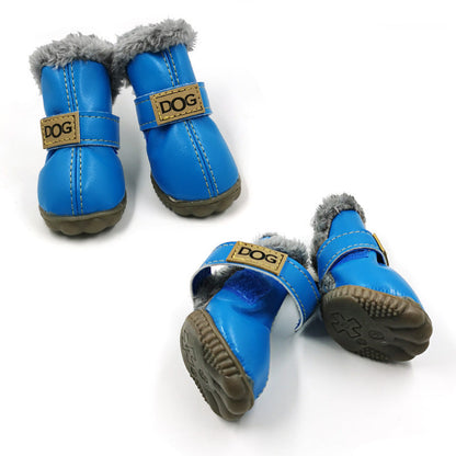 "Paws" Thick Snow Boots - Premium "Paws" Apparel from Tailored Gents, Tots 'N Paws - Just $20! Shop now at Tailored Gents, Tots 'N Paws