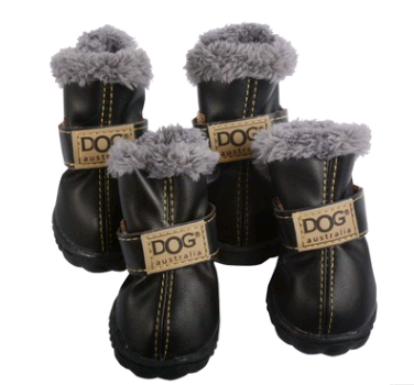 "Paws" Thick Snow Boots - Premium "Paws" Apparel from Tailored Gents, Tots 'N Paws - Just $20! Shop now at Tailored Gents, Tots 'N Paws