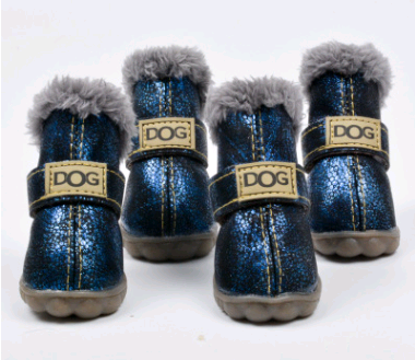 "Paws" Thick Snow Boots - Premium "Paws" Apparel from Tailored Gents, Tots 'N Paws - Just $20! Shop now at Tailored Gents, Tots 'N Paws