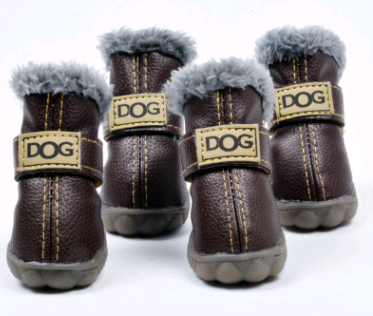 "Paws" Thick Snow Boots - Premium "Paws" Apparel from Tailored Gents, Tots 'N Paws - Just $20! Shop now at Tailored Gents, Tots 'N Paws