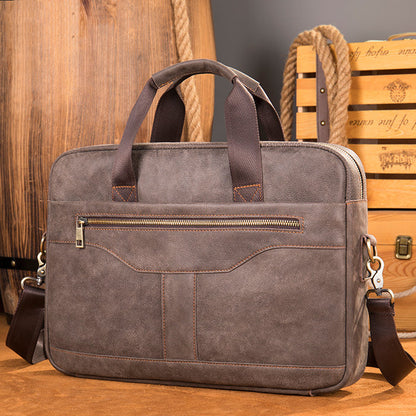 Vintage Handbag Gent's Briefcase - Premium Men's Bag from Tailored Gents, Tots 'N Paws - Just $71! Shop now at Tailored Gents, Tots 'N Paws