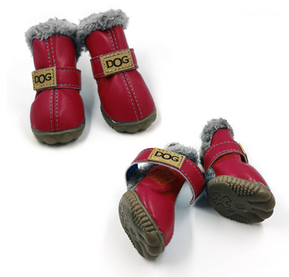 "Paws" Thick Snow Boots - Premium "Paws" Apparel from Tailored Gents, Tots 'N Paws - Just $20! Shop now at Tailored Gents, Tots 'N Paws