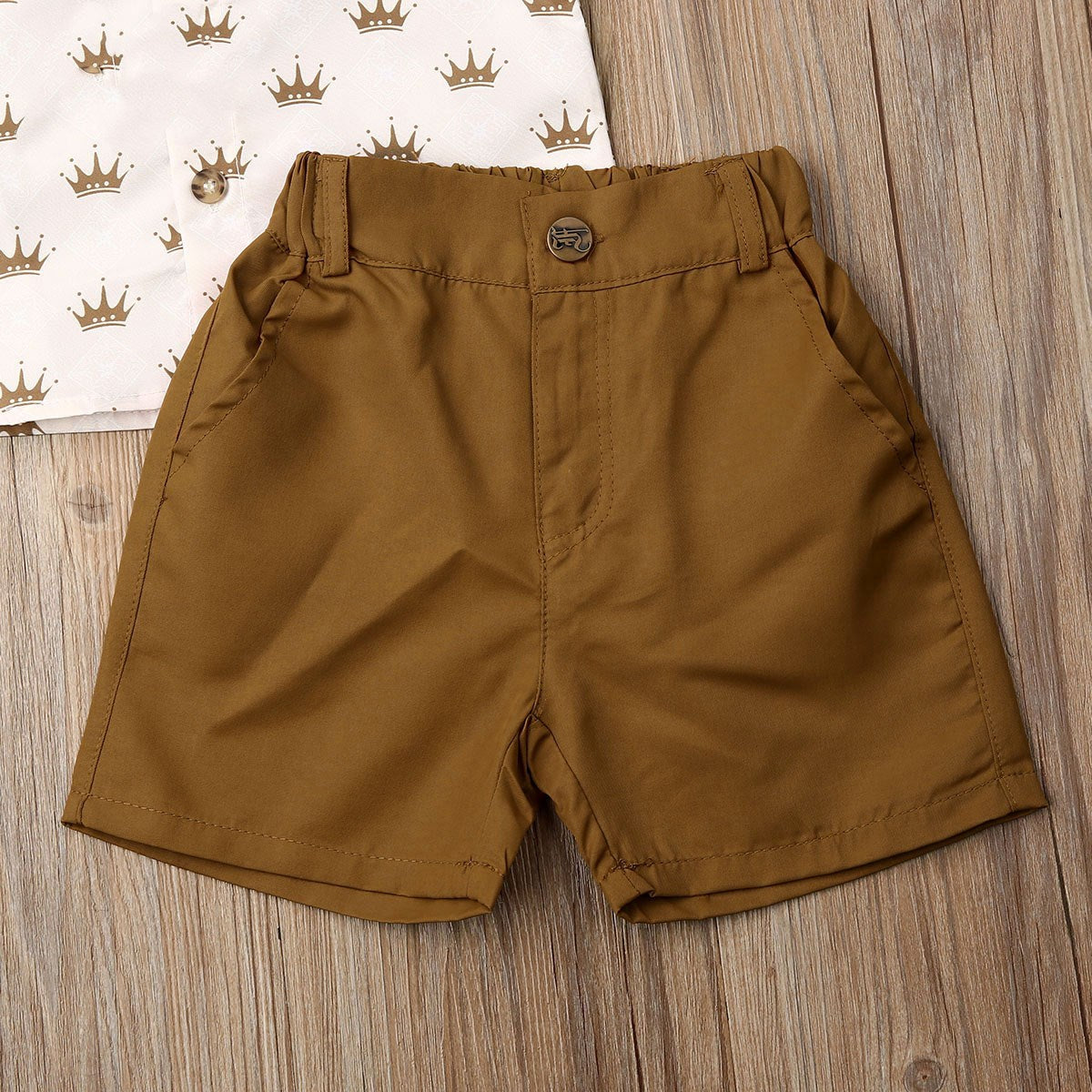 Tot T-shirt w/ Shorts Set - Premium Tot Apparel from Tailored Gents, Tots 'N Paws - Just $32! Shop now at Tailored Gents, Tots 'N Paws