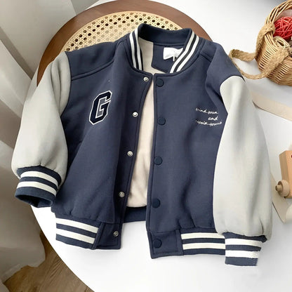 Kinder "Tot" College Jacket - Premium Tot Apparel from Tailored Gents, Tots 'N Paws - Just $60! Shop now at Tailored Gents, Tots 'N Paws