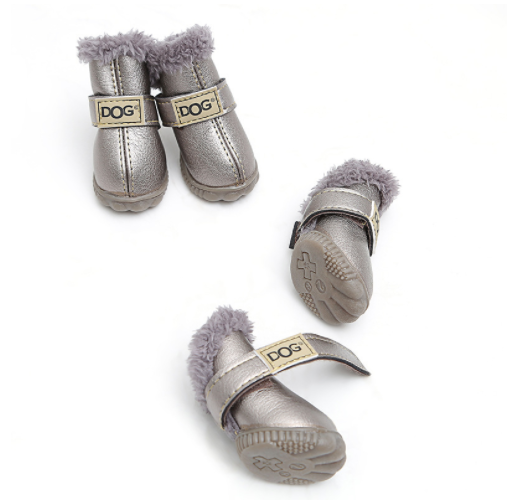 "Paws" Thick Snow Boots - Premium "Paws" Apparel from Tailored Gents, Tots 'N Paws - Just $20! Shop now at Tailored Gents, Tots 'N Paws