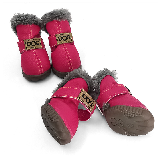 "Paws" Thick Snow Boots - Premium "Paws" Apparel from Tailored Gents, Tots 'N Paws - Just $20! Shop now at Tailored Gents, Tots 'N Paws