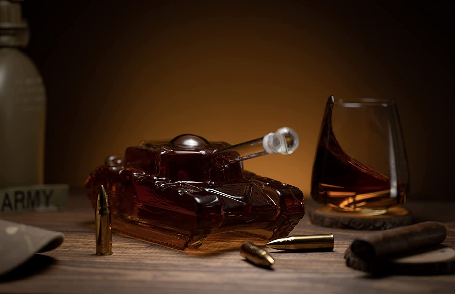 Tank Whiskey Decanter - Premium Decanters from Tailored Gents, Tots 'N Paws - Just $47.19! Shop now at Tailored Gents, Tots 'N Paws