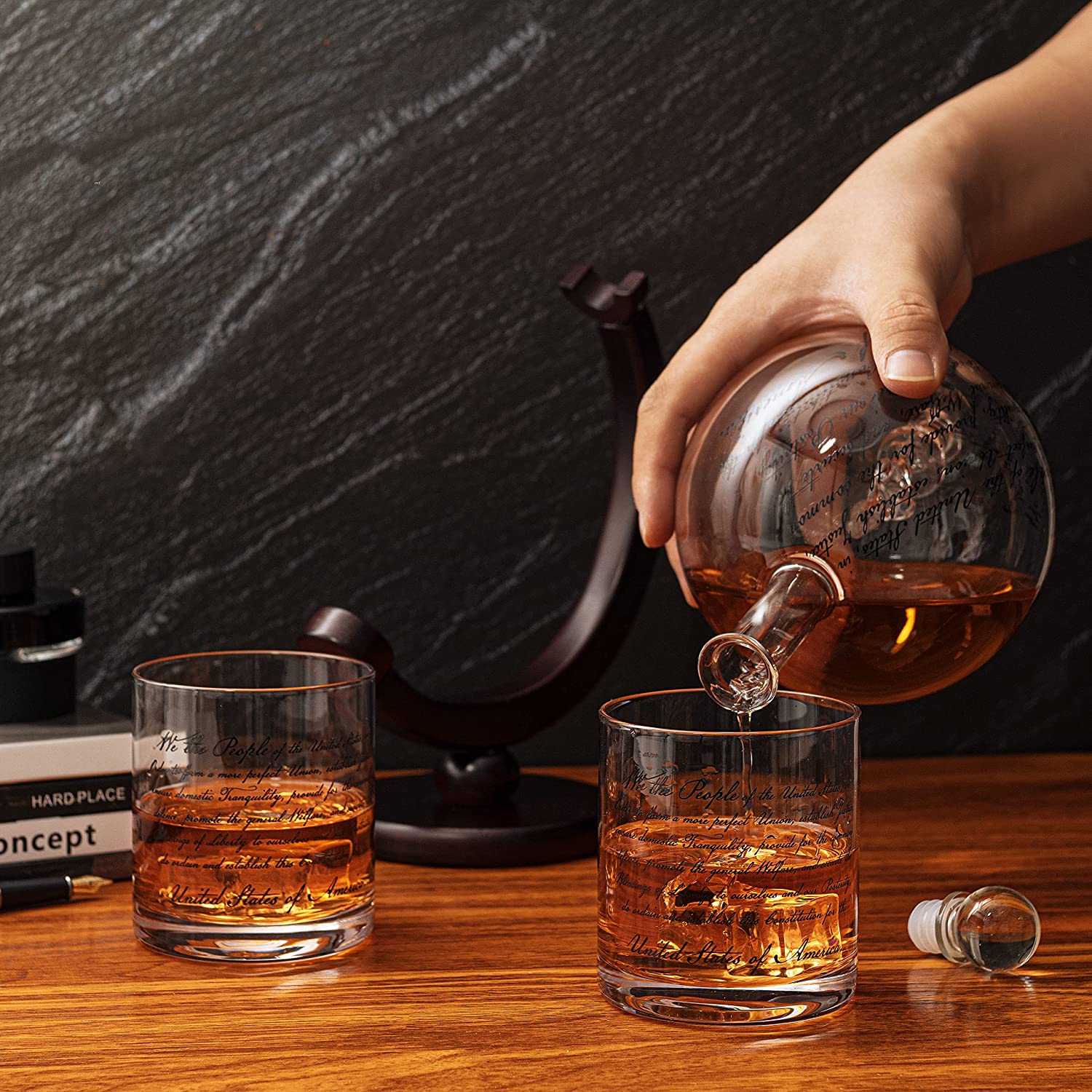 U.S. Constitution Whiskey Decanter Set - Premium Decanter Sets from Tailored Gents, Tots 'N Paws - Just $87.69! Shop now at Tailored Gents, Tots 'N Paws