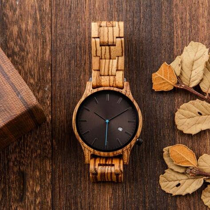 Antique Luxury Wood Watch - Premium Watches from Tailored Gents, Tots 'N Paws - Just $24! Shop now at Tailored Gents, Tots 'N Paws