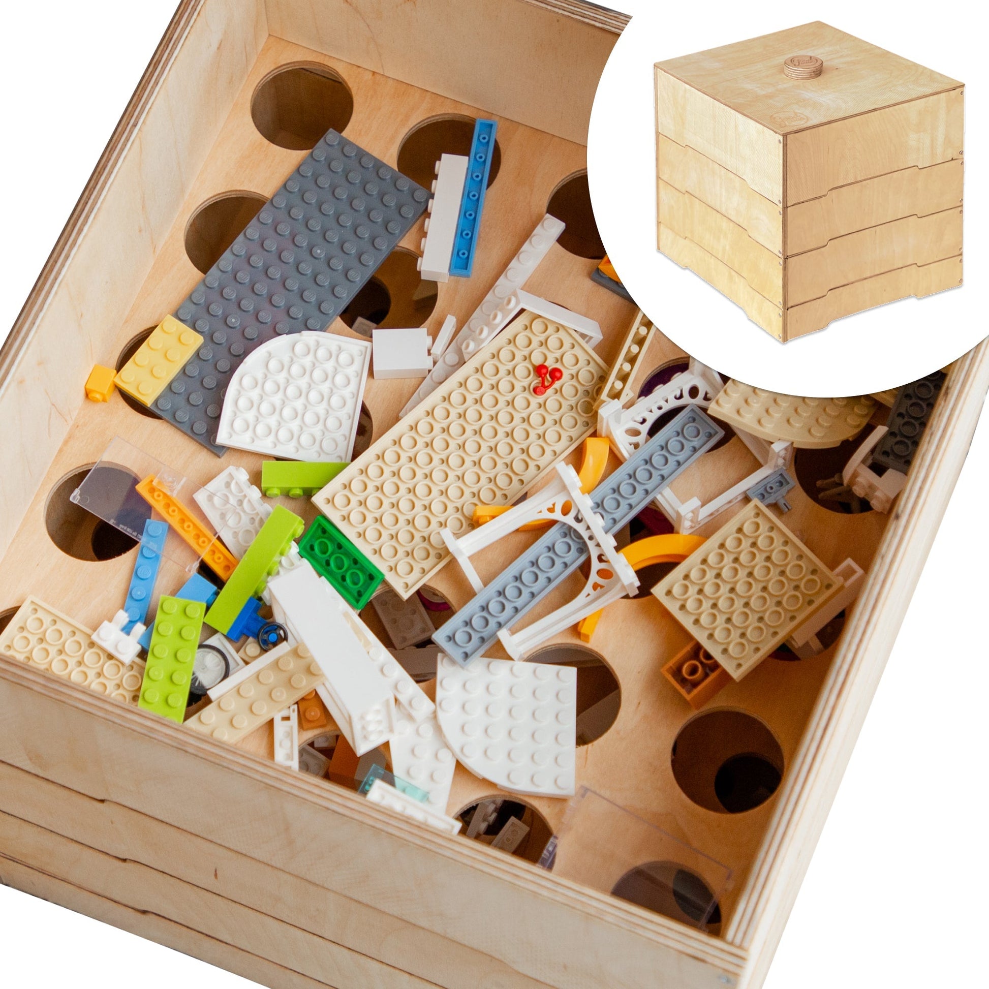 Wooden storage/sorter for constructor - Premium Lego Storage from Tailored Gents, Tots 'N Paws - Just $78.53! Shop now at Tailored Gents, Tots 'N Paws
