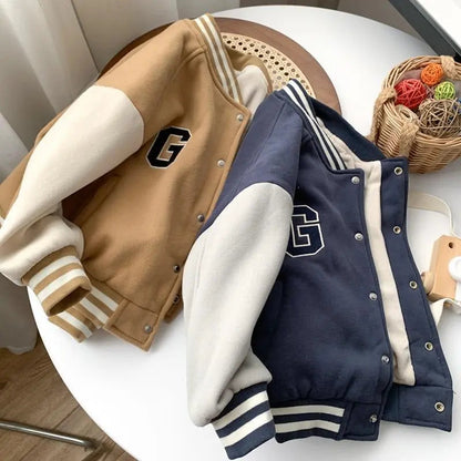 Kinder "Tot" College Jacket - Premium Tot Apparel from Tailored Gents, Tots 'N Paws - Just $60! Shop now at Tailored Gents, Tots 'N Paws