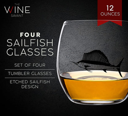 Swordfish & Sailfish Decanter & Liquor Glass Set - Premium Decanter Sets from Tailored Gents, Tots 'N Paws - Just $134.94! Shop now at Tailored Gents, Tots 'N Paws