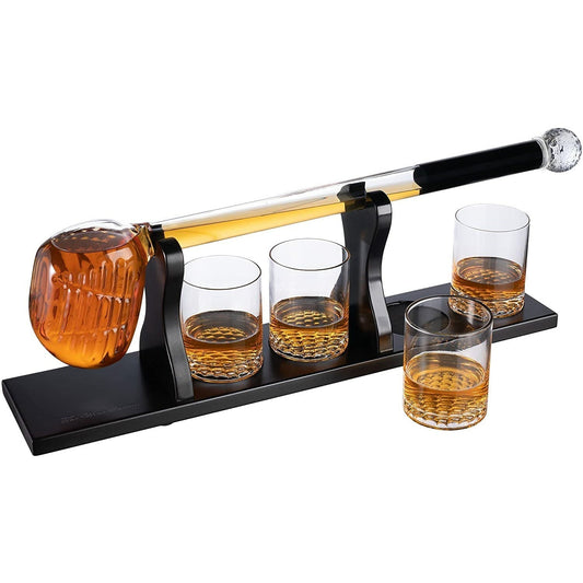 Golf Whiskey Decanter & Liquor Glass Set - Premium Decanters from Tailored Gents, Tots 'N Paws - Just $134.94! Shop now at Tailored Gents, Tots 'N Paws